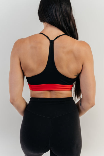 BA Plunge Bra - Red/Black
