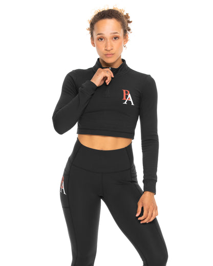 BA Team Cropped Long Sleeve - Black