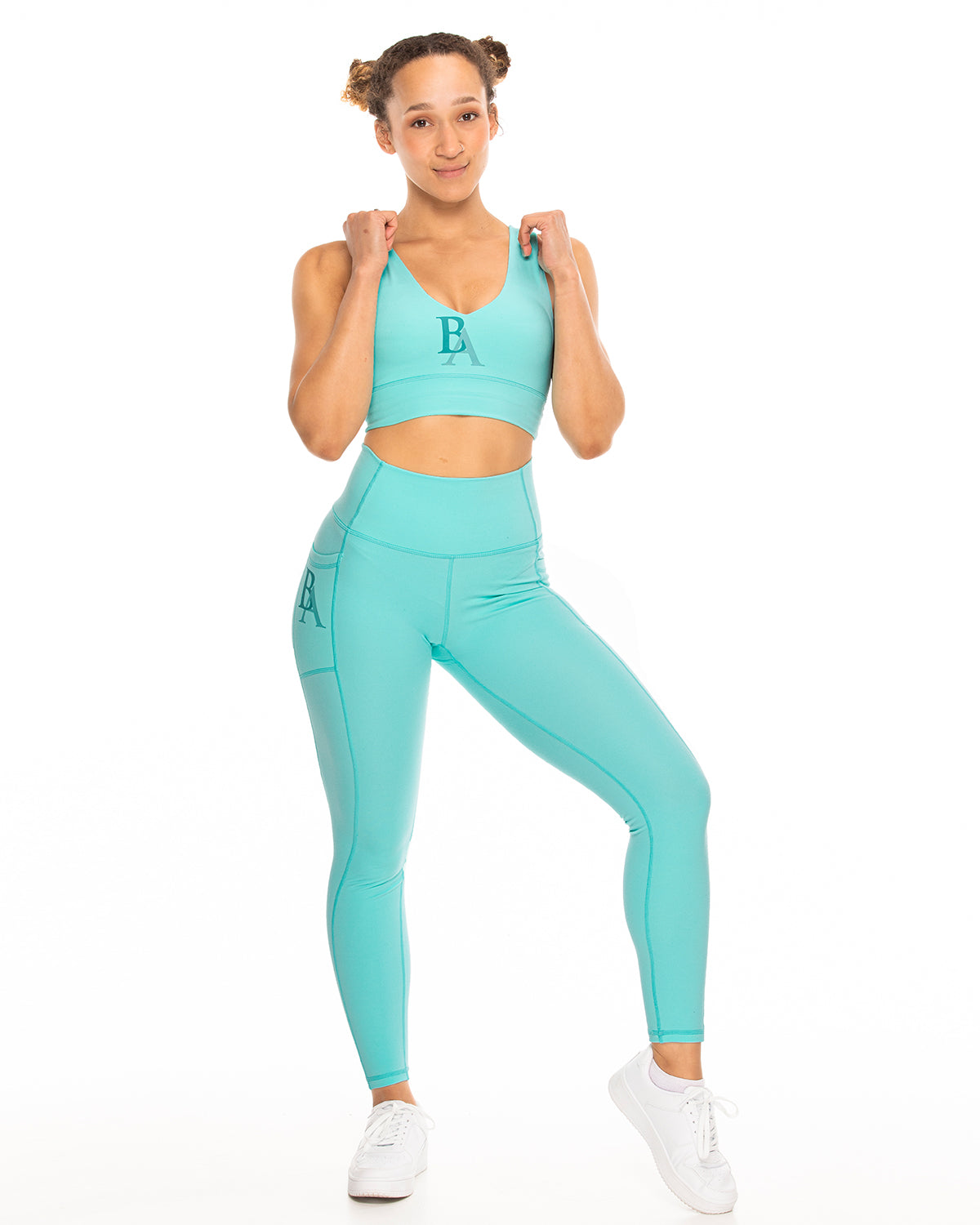 BA Team Leggings - Tiffany Blue
