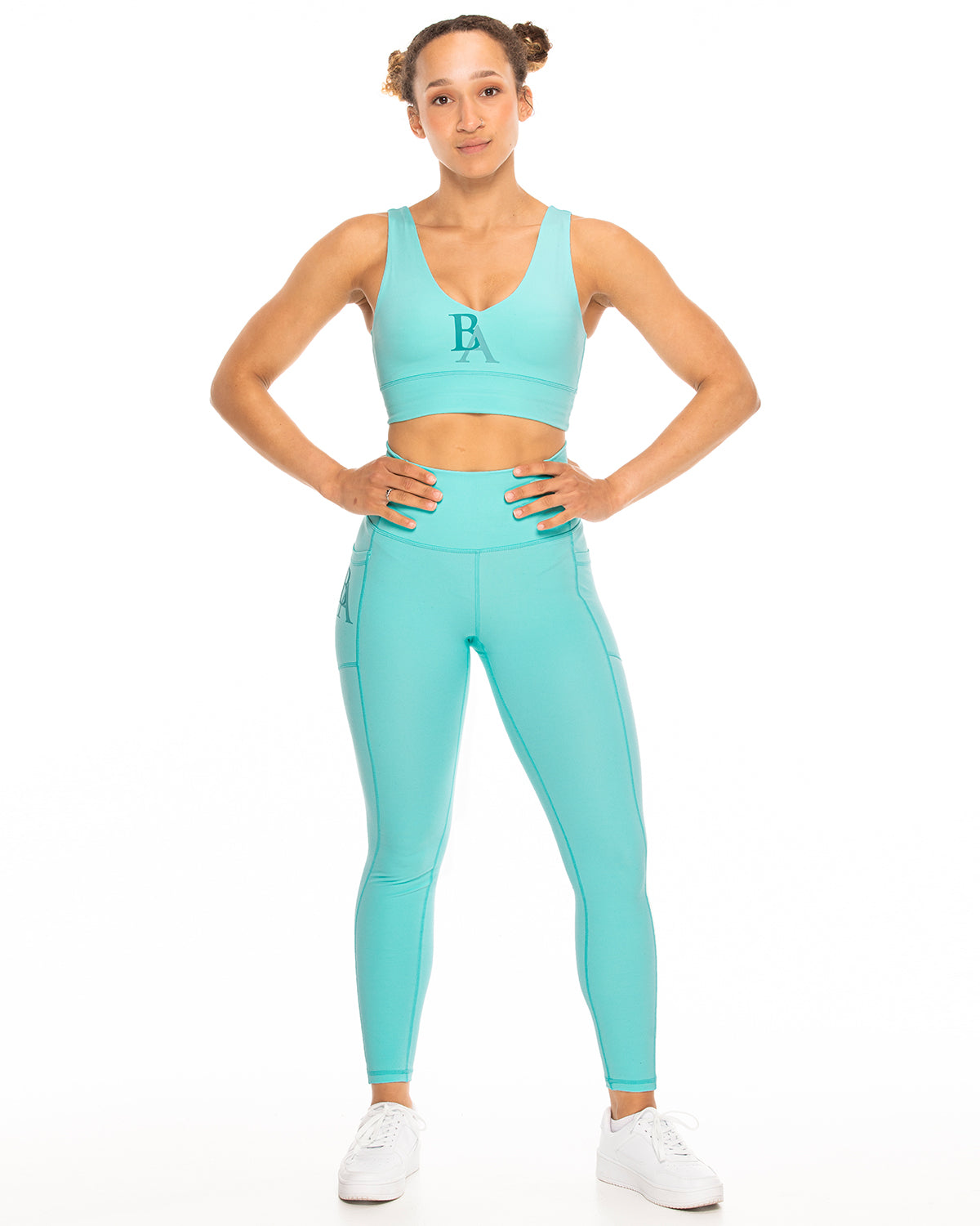 BA Team Leggings - Tiffany Blue