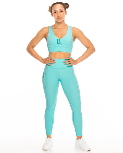 BA Team Leggings - Tiffany Blue